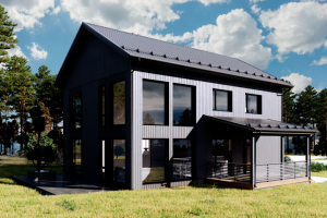 Экстерьер дома в скандинаском стиле