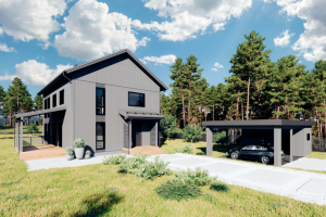 Экстерьер дома в скандинаском стиле