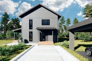 Дом в скандинаском стиле