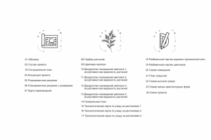 Состав эскизного ландшафтного проекта Воздушный сон