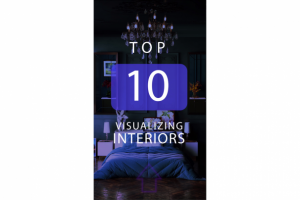 Сторис для визуализатора интерьеров. Реклама в соц.сети.