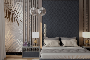 Интерьер спальни. Современный стиль.