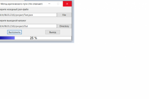На Python произвести расчет расписания используя метод критическ