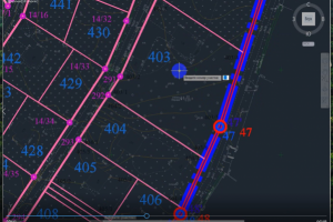 Вывод нумерации вершин полилинии а чертеж участка