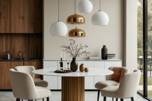 современная кухня столовая