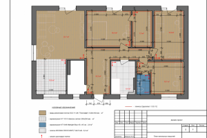 план напольных покрытий