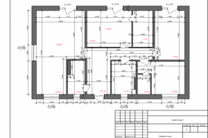 обмерный план