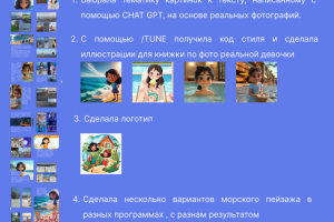Написание книги и разработка иллюстраций