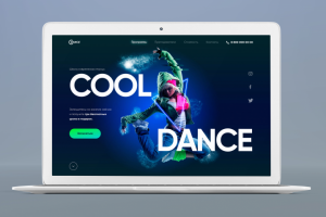 Landing Page для школы танцев