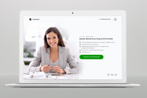 Landing Page бухгалтерия на аутсорсинге