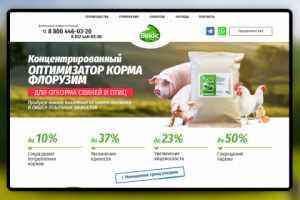 landing pages. Оптимизатор корма “Флорузим”