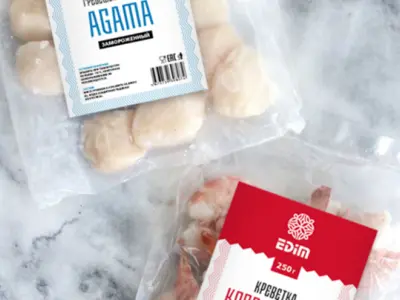 Замороженные морепродукты, лотокпакет