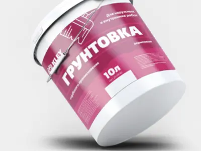 Этикетка Грунтовка