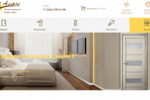 Наполнение магазина дверей и арок "Альянс"