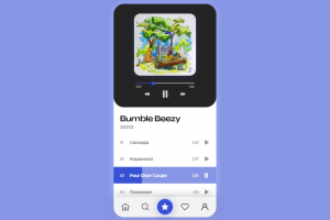 Дизайн музыкального приложения