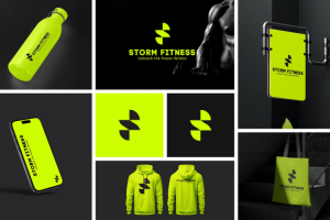 Разработка фирменного стиля для фитнес центра