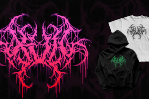 Разработка серии логотипов в дарк стиле