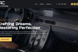 Разработка сайта для детейлинга