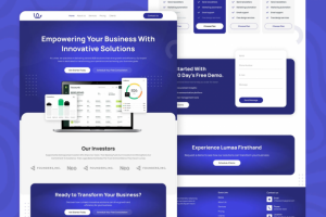 Разработка сайта для бизнес инвестиций