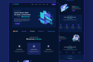 Разработка сайта для WEB3 платформы