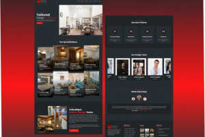 Разработка сайта для компании дизайна интерьеров