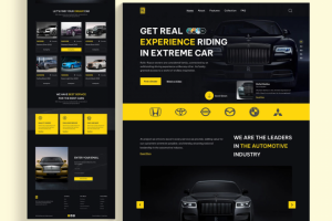 Разработка сайта для интернет магазина машин