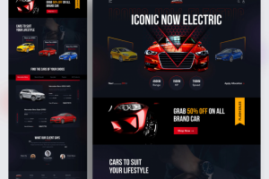 Разработка сайта для интернет магазина машин