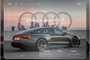 Разработка сайта для презентации машины