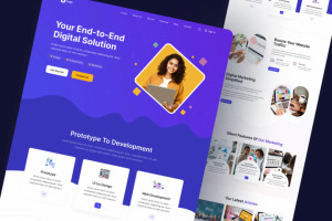 Разработка дизайна сайта для диджитал агенства