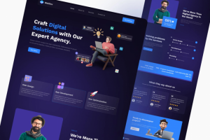 Разработка дизайна сайта для диджитал агенства