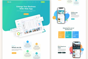 Разработка дизайна сайта для приложения