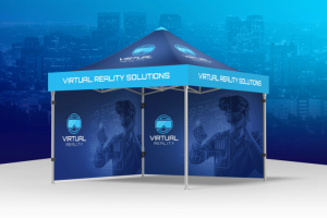 Разработка дизайна баннера для выставки виртуальной реальности