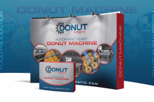 Разработка дизайна баннера для аппаратуры для пончиков