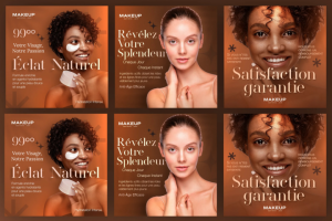 Разработка дизайна баннера для студии красота