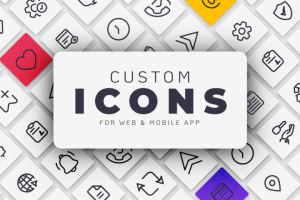 Разработка серии дизайна иконок для компании