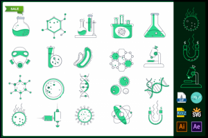 Разработка серии дизайна иконок для компании