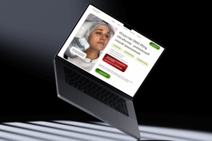 Лендинг для врача косметолога