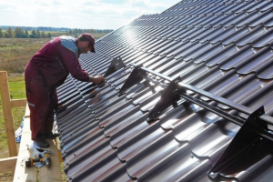 Установка снегозадержателя