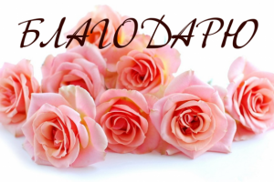 Шаблон благодарственного письма