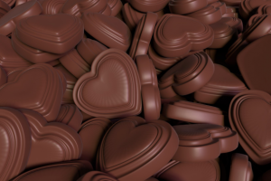 Шоколадные сердечки
