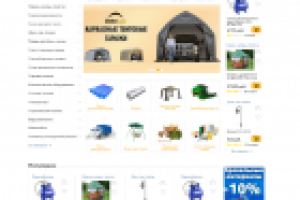 Редизайн торговой площадки tenti.ru