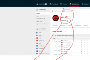 парсинг архивов www.flashscore.com/basketbal