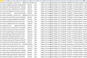 Парсинг сайта https://www.kent-automotive.com