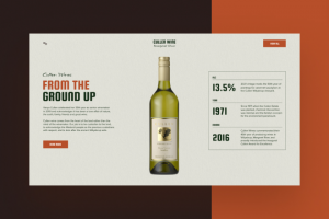 Концепт-дизайн главной страницы для бренда вина Cullen Wine — премиальная подача, вкус и наследие