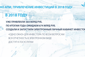 Инфографика 2 для экранов на ВЭФ 2018