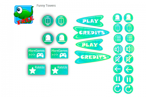 Разработка элементов для игры Funny Towers