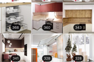 Ведение Instagram и таргет: Мебельный салон «Любимая кухня»