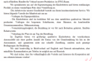 Продающее письмо на немецком языке