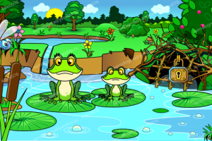 Игровая локация "лягушки"