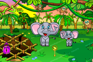 Игровая локация "слоны"